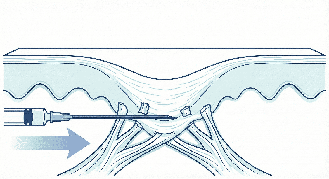 Needle Horizontal Approach