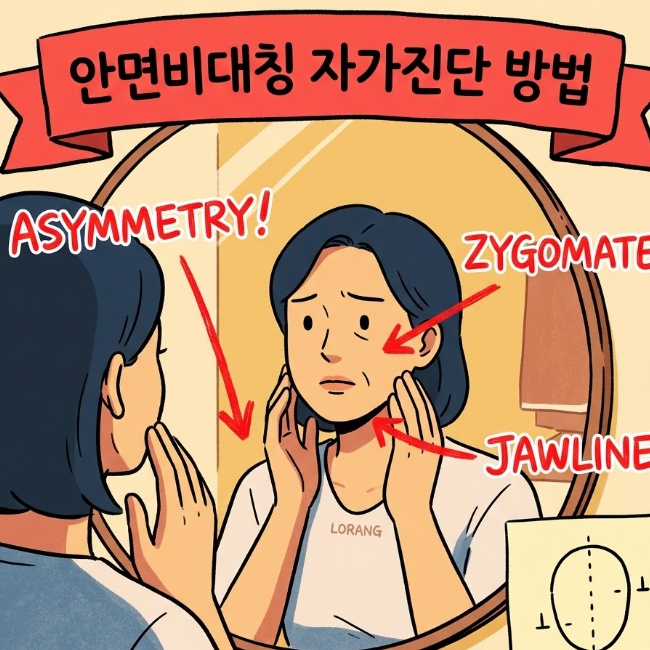 실전형 안면비대칭 자가진단, 오래 전부터 진료한 원장이 정확하게 말씀드립니다.