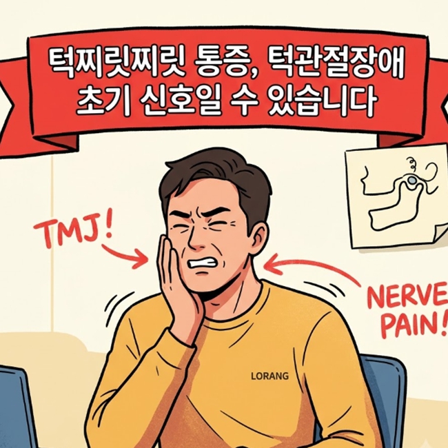 턱찌릿찌릿 통증, 치과 다녀도 안 나았던 40대 남성 케이스